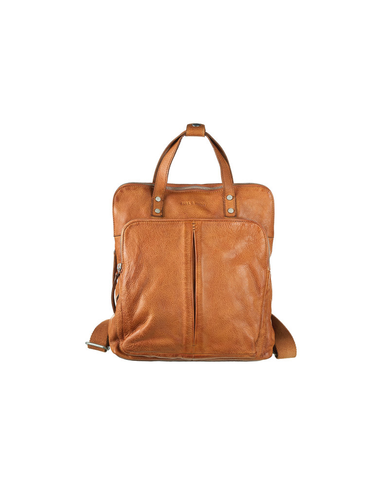 Bull & Hunt Leder Rücksack Washed Cognac