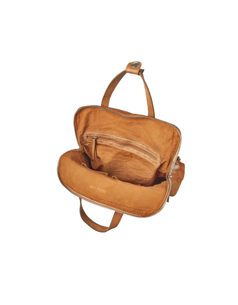 Bull & Hunt Leder Rücksack Washed Cognac