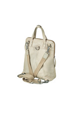 Bull & Hunt Leder Rücksack Washed Off White