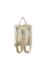 Bull & Hunt Leder Rücksack Washed Off White