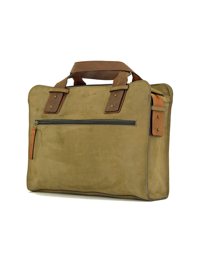 Ruitertassen Handverarbeitete Leder Arbeitstasche Laptoptasche