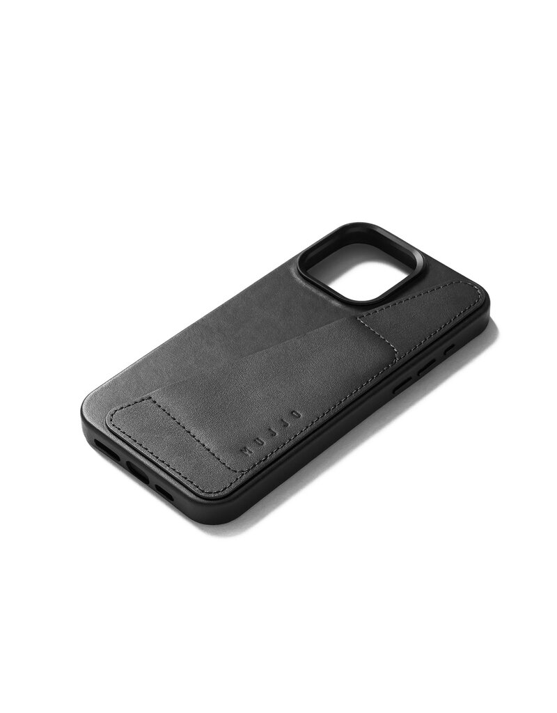 Leder Handyhülle Iphone 15 Pro Max MagSafe Kreditkarte Schwarz - Barneys  Leather
