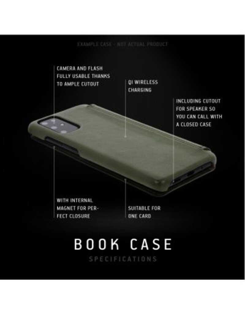 Minim iPhone 15/Plus/Pro/Pro Max Handyhülle Bookcase Schwarz