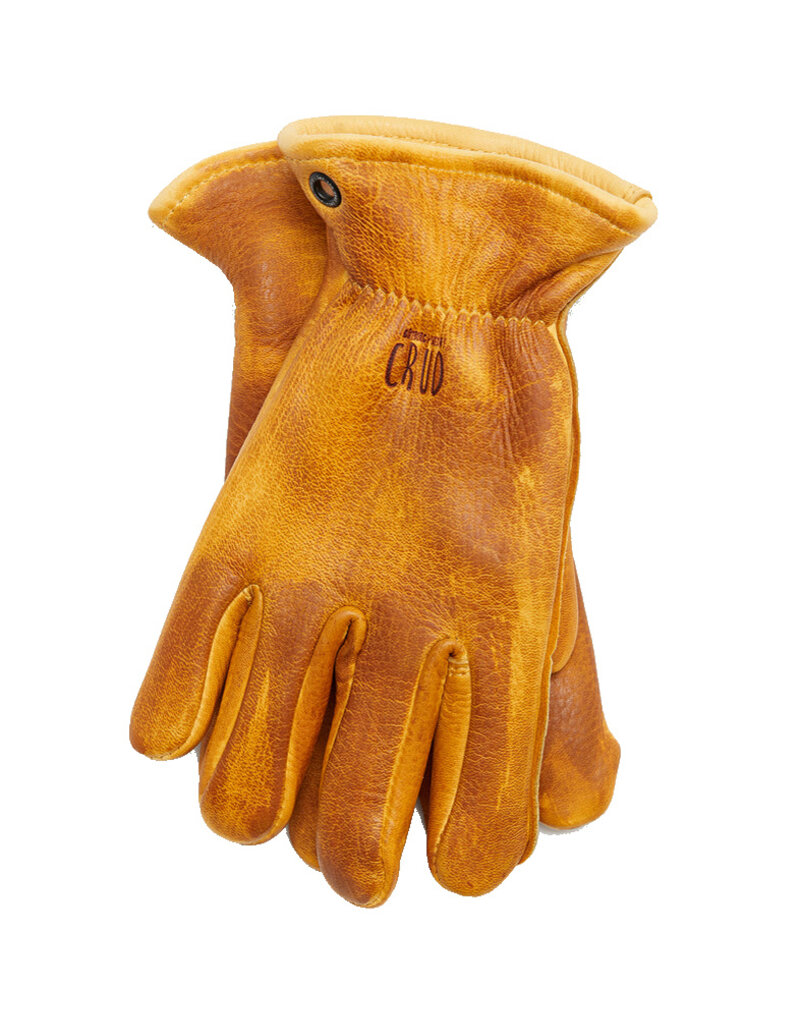 Crud Gepolsterte Handgefertigte Leder Handschuhe