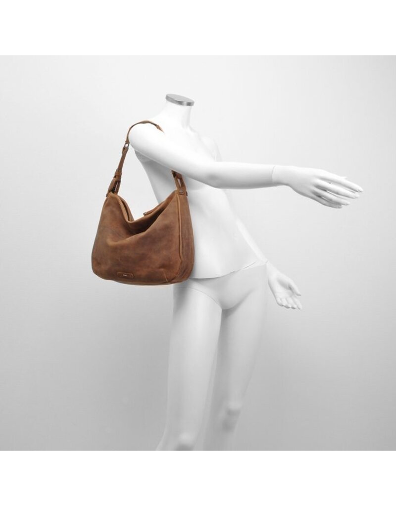 Berba Leder Damen Schultertasche Hobo Bag