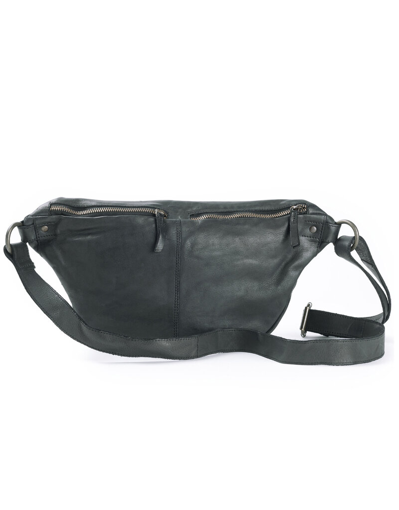 Harold's Washed Leder Bauchtasche Bumbag XL