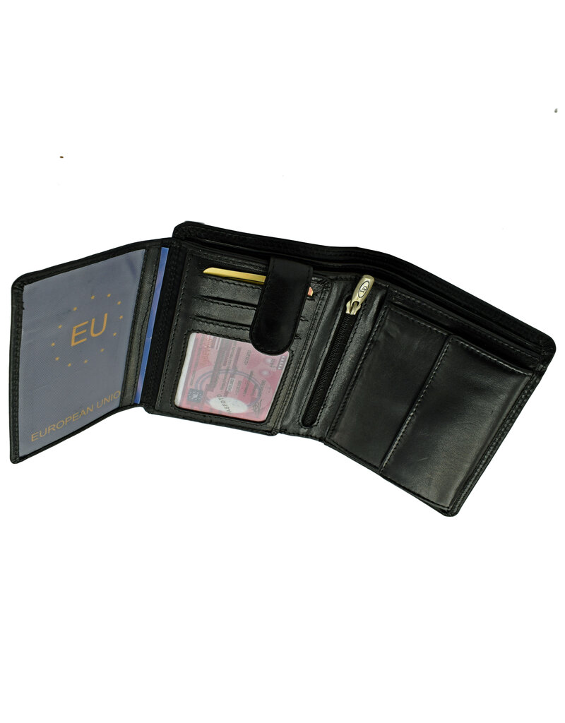 LD Leder Herren Geldbörse RFID Hochformat