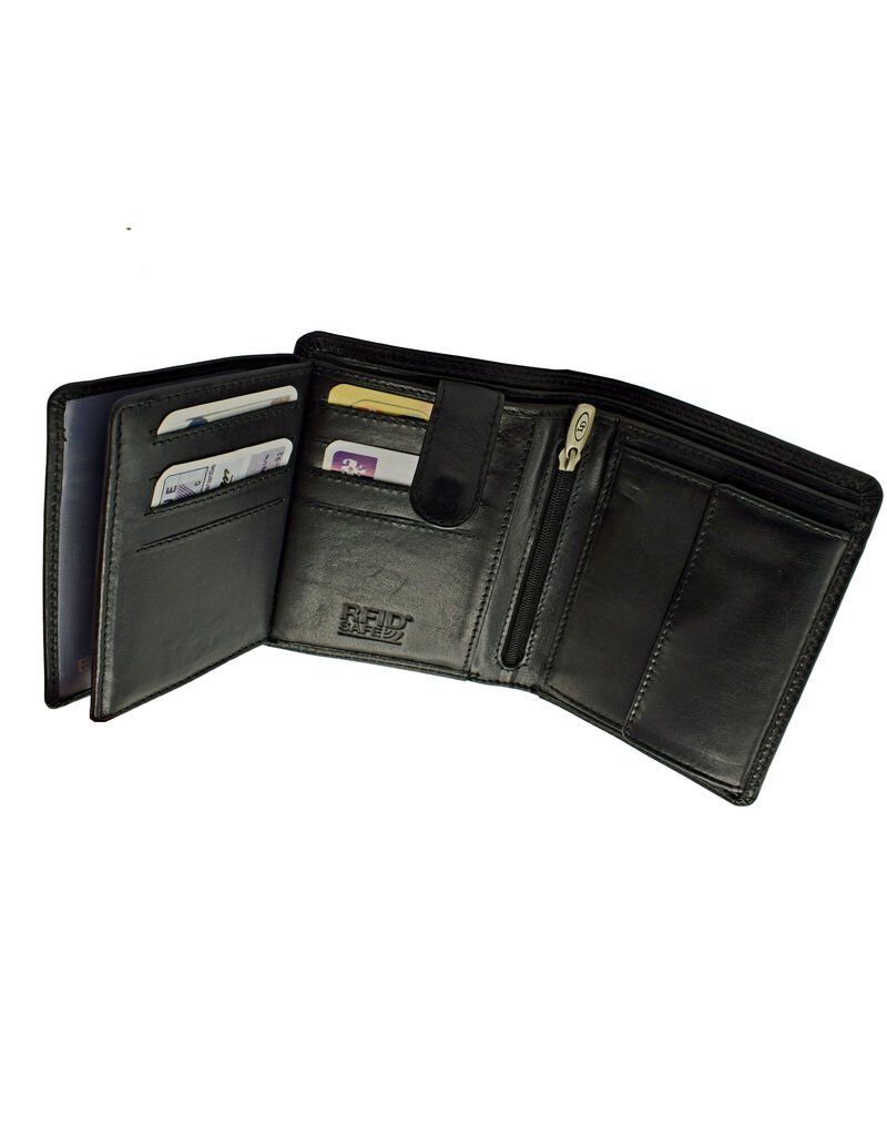 LD Leren Heren Portemonnee RFID Hoog Model
