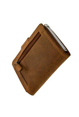 Hütmann Leder Kartenetui Geldbörse mit Münzfach & RFID – Kompakt, Personalisierbar & Optionale Kette