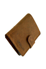 Hütmann Leder Kartenetui Geldbörse mit Münzfach & RFID – Kompakt, Personalisierbar & Optionale Kette