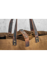 Scaramanga Robuste Einkaufstasche Shopper Canvas und Leder