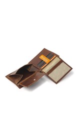 dR Amsterdam Leder Herren Geldbörse Flap Cognac