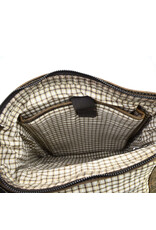 Lederschultertasche für Herren und Damen L – Hunterleder, personalisierbar