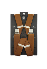 Sir Redman XL Hosenträger Elastisch Cognac