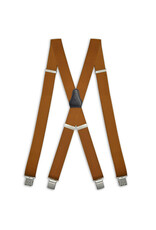 Sir Redman XL Hosenträger Elastisch Cognac