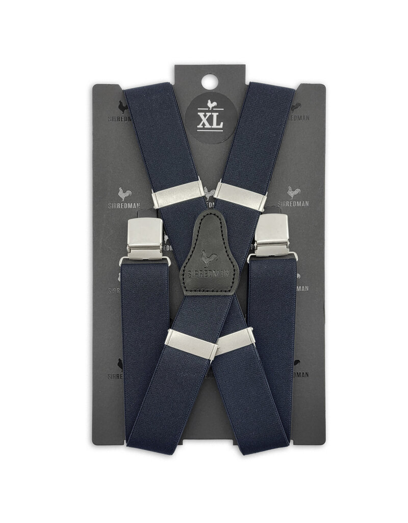 Sir Redman XL Hosenträger Elastisch Blau