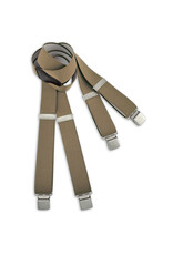 Sir Redman XL Hosenträger Extra Lang Taupe – Handgefertigt in den Niederlanden mit starken Clips