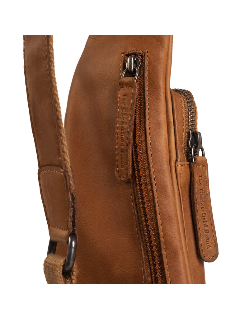 The Chesterfield Brand Leren Crossbodybag Gognac