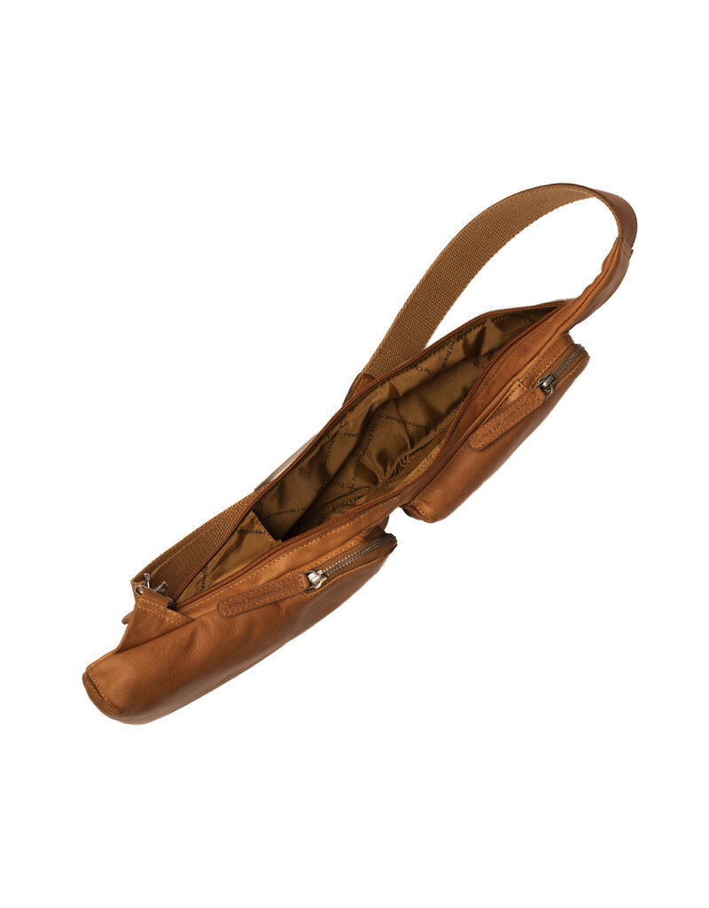 The Chesterfield Brand Leren Crossbodybag Gognac