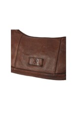 dR Amsterdam Gewassen Leren Handtas Schoudertas Chestnut
