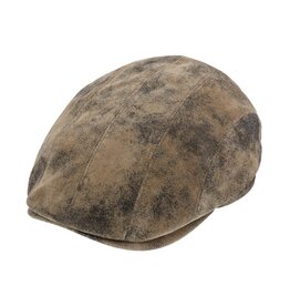 Fiebig Leder Flatcap Braun