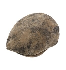Fiebig Leren Flatcap Bruin