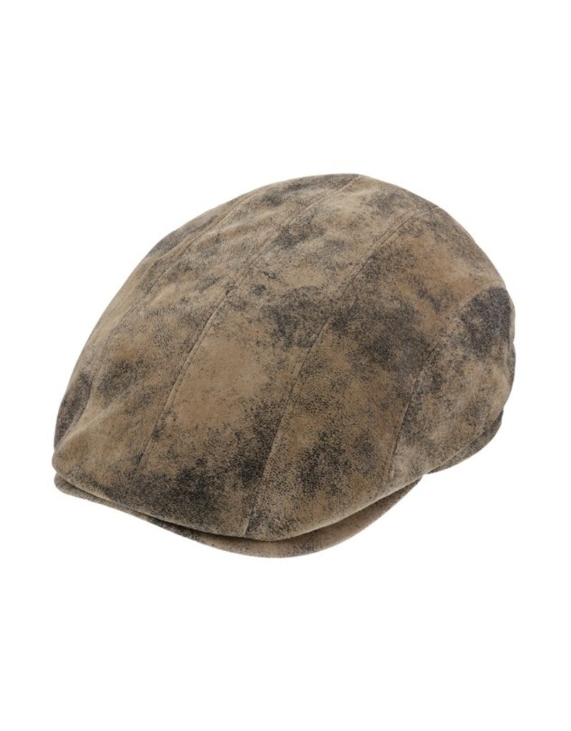 Fiebig Leder Flatcap Braun