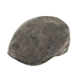 Fiebig Leren Flatcap Taupe