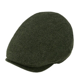 Fiebig Shetland Wollene Flatcap Grün