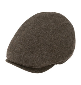 Fiebig Shetland Wollene Flatcap Taupe
