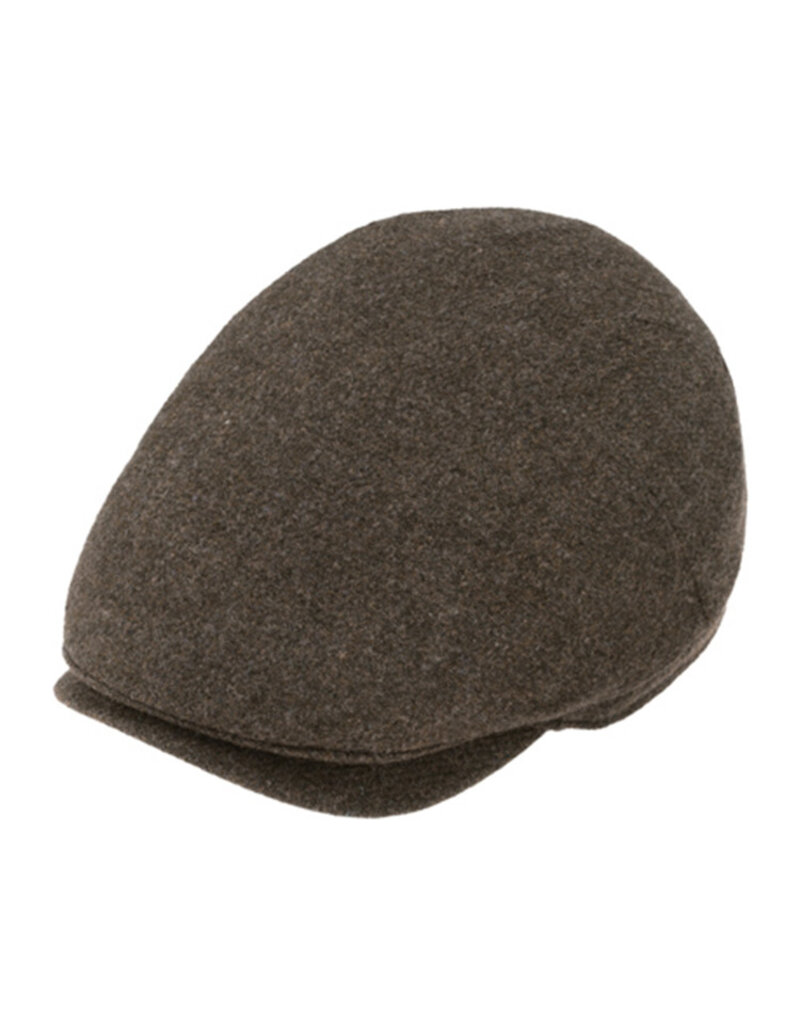 Fiebig Shetland Wollen Flatcap Taupe