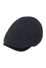 Fiebig Shetland Wollene Flatcap Grau