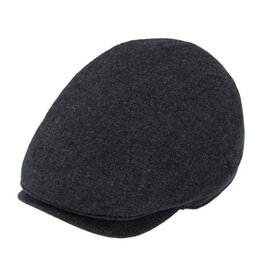 Fiebig Shetland Wollene Flatcap Grau