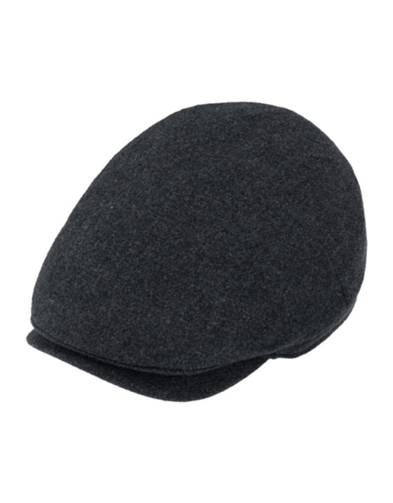Fiebig Shetland Wollen Flatcap Grijs
