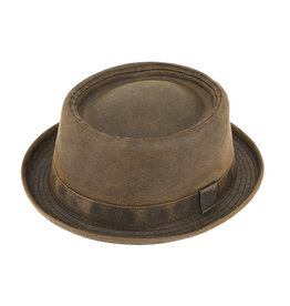 Fiebig Pork Pie Hüte Washed Cotton