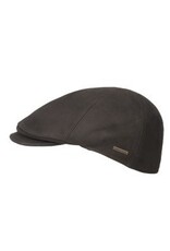 Hatland  Stoere Leren Flatcap Bruin