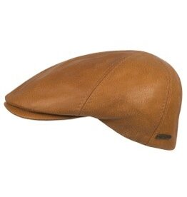 Hatland Leder Flatcap Cognac
