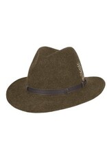 Hatland Outdoorhut Traveller mit Feder Olivgrün