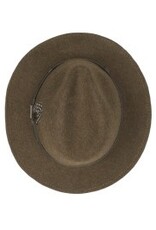 Hatland Outdoorhoed Traveller Met Veer Olijfgroen