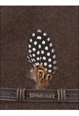 Hatland Outdoorhoed Traveller Met Veer Bruin