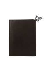 Burkely Leder A4 Schreibmap Schwarz