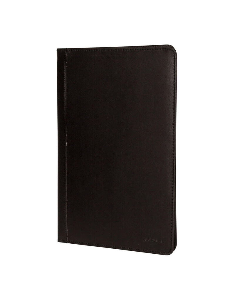Burkely Leder A4 Schreibmap Schwarz
