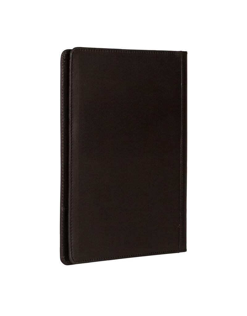 Burkely Leder A4 Schreibmap Schwarz