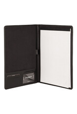 Burkely Leder A4 Schreibmap Schwarz