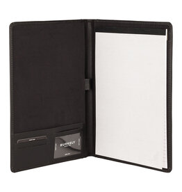 Burkely Leder A4 Schreibmap Schwarz