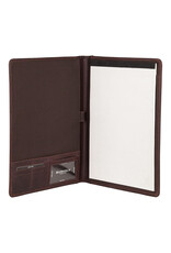 Burkely Leder A4 Schreibmap Braun