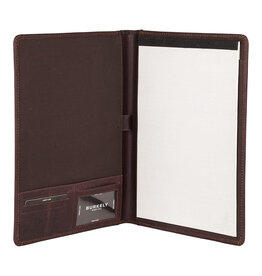 Burkely Leder A4 Schreibmap Braun