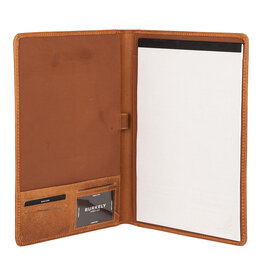 Burkely Leder A4 Schreibmap Cognac