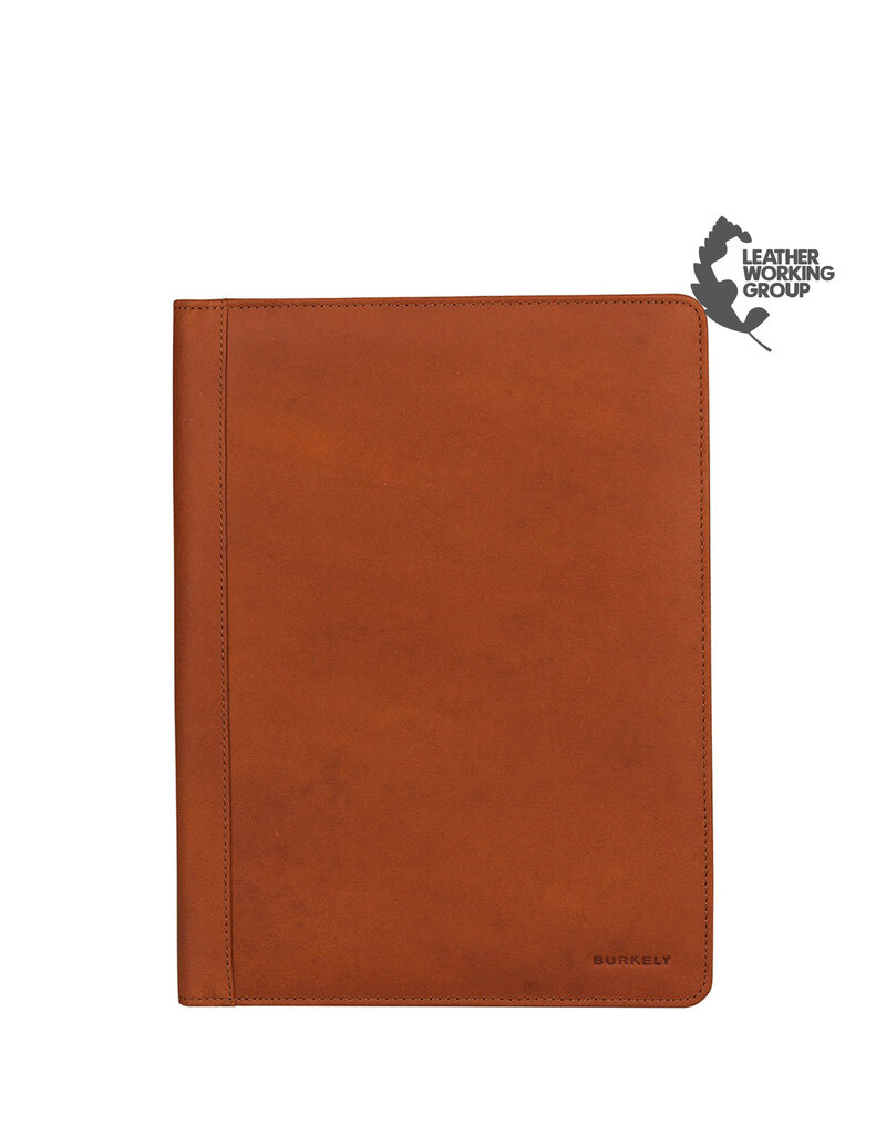 Burkely Leder A4 Schreibmap Cognac