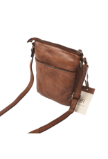 dR Amsterdam Gewaschen Leder Handtasche Chestnut
